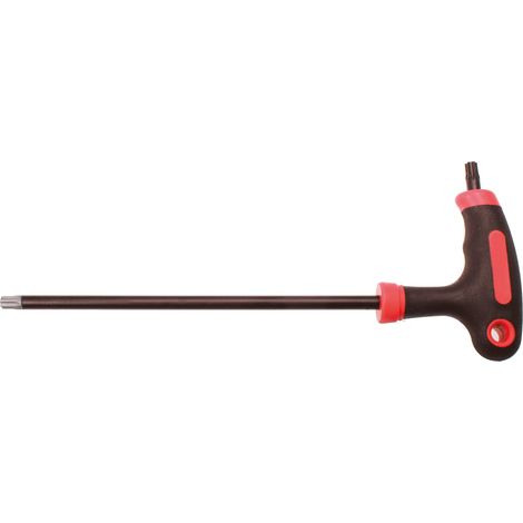 Destornillador con empuñadura en T y cuchilla lateral  perfil en T (para Torx) con/sin perforación T15 (1/4)