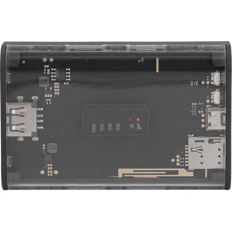 Routeur WiFi 4G LTE, Point D'accès WiFi Portable Haut Débit avec Emplacement pour Carte SIM, Batterie 5200 MAh, Vitesse de Téléchargement de 150 Mbps jusqu'à 10 Utilisateurs, (1/5)