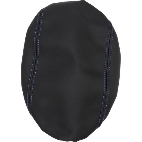 Housse de console centrale de voiture en cuir doux, résistant à l'eau, confort amélioré, coussin d'accoudoir pour Forester 2025, ligne noire + bleue, conduite à gauche uniquement (1/3)