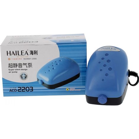 Pompe à air 2.5W ACO-2203 - 1 sortie 2 litres/minute - HAILEA