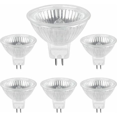 Ampoule Halogene GU5.3 35W 12V, 400lm Blanc Chaud 2700K Dimmable, Ampoule Spot Halogène MR16, pack de 6 (1/5)