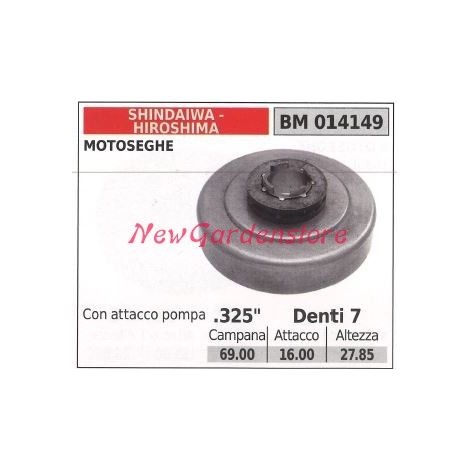 Pignone SHINDAIWA motore motosega  .325' denti 7 014149