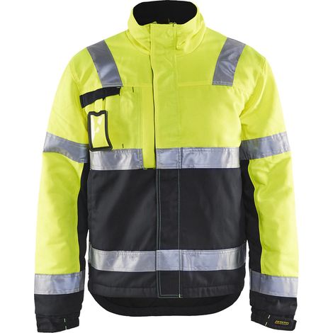 Veste Hiver haute visibilité Jaune fluo/Noir - 486218113399 - Blaklader - taille XS