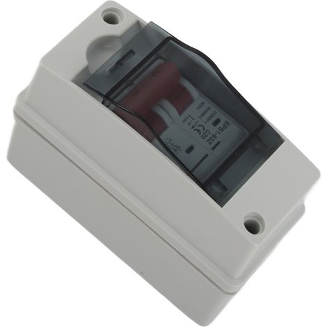20-A-PV-Solar-Trennschalter, wasserdichter Photovoltaik-Trennschalter IP65, DC 500 V-Gehäuse für Wohnmobile und Solaranlagen (1/5)
