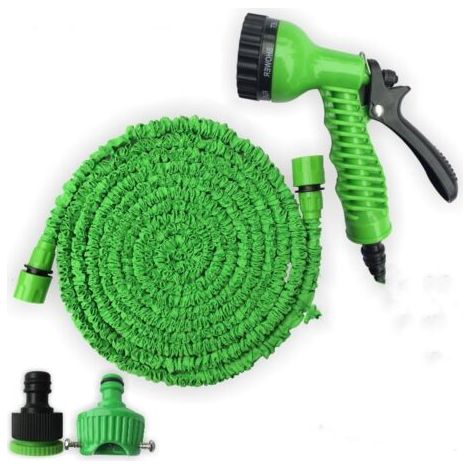 C2615A Hose Basic - Tuyau Extensible à Pression d'Eau, Vert, 15 Mètres (1/5)
