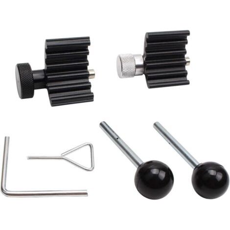 Kit de réglage du moteur Diesel, vanne de verrouillage du vilebrequin de distribution, outil de fixation du vilebrequin du moteur, compatible avec Audi et Volkswagen (1/5)