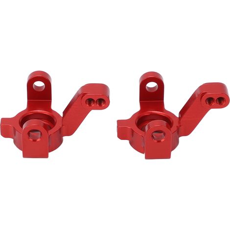Bras de direction en alliage d'aluminium, pièce de rechange pour Traxxas Latrax Teton 1/18 Crawler (rouge). (1/5)