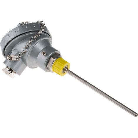 Thermocouple type K Ø 6mm, L 150mm, +1100°C max à Tête de connexion ( Prix pour 1 ) (1/5)