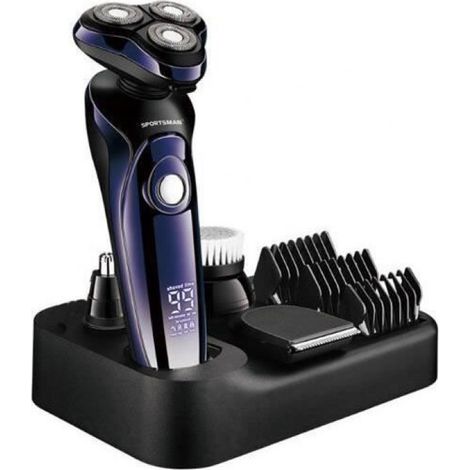 Rasoir Électrique Homme 4D Flottante - Têtes Rotatives - IPX7 Étanche - Charge USB - Wet&Dry (1/4)