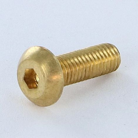 Vis métaux BHC (Tête Bombée Hexagonal creux) M5X16 Clé de 3 HC3 Laiton-1 pièce (1/3)