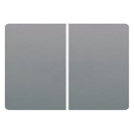 Tecla doble pulsador GRIS SOMBRA BJC Coral 21709-GS
