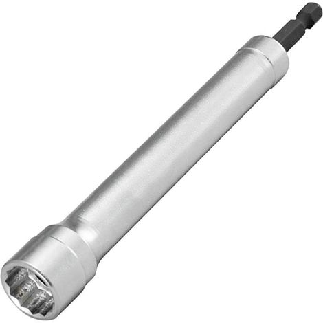 Makita – Douilles longues Hexa 1/4'' pour visseuse à chocs – Accès amélioré 300 mm – Emmanchement magnétique pour vis M8 – B52598