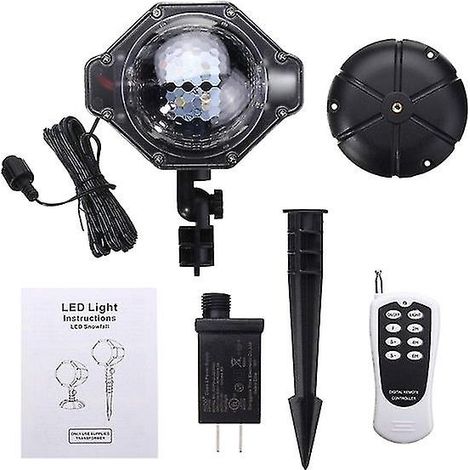 1 lampe LED effet neige (1/3)