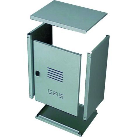 Cassetta contatore gas in lamiera zincata h40 l30 p24