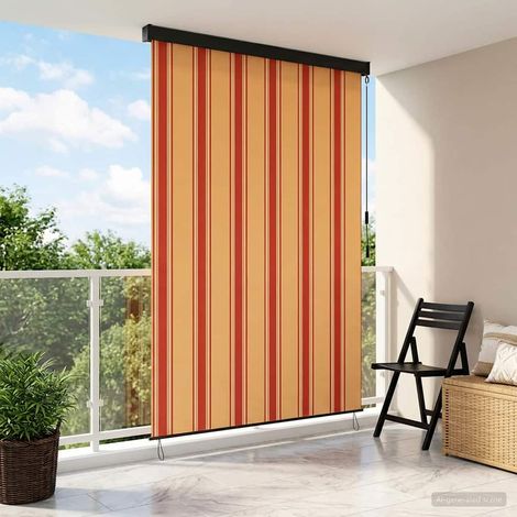 Tenda a rullo Multicolore 120 x 250 cm Tessuto e Alluminio vidaXL