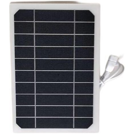 Panneau Solaire, Panneau Solaire monocristallin Sortie USB 5V Chargeur de Batterie de téléphone Portable Solaire Portable for activités de Plein air Camping Escalade 4W (1/5)