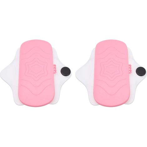 2PCS Disque d'Entraînement Abdominal en Plastique ABS - Roulement à Billes en Acier pour Exercices de Gainage et Fitness - Rose