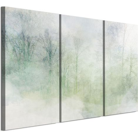 Quadro su tela italiana 90 x 60 cm trittico - stile minimalista - natura Quadro su tela italiana 120 x 80 cm trittico - stile minimalista - natura (1/5)