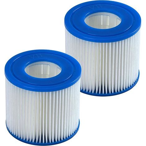 Filtre pour Spa Gonflable Taille I, II, III, VI Cartouches filtrantes compatibles (2, Taille VII : φ10,8 x 9,5 cm, φ intérieur 5,2 cm) (1/4)
