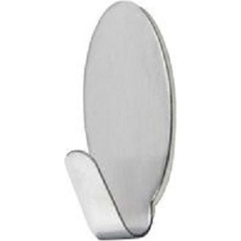 Cleafe - Set 6 Ganci Appendini Adesivi Parete Casa Cucina Bagno Attaccapanni Ovali 59666 - (1/2)