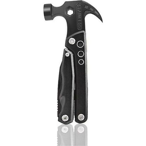 Tragbare Zange mit Hörnern, klauenförmiger Hammer mit Nylonscheide, Outdoor-Überlebensausrüstung für Camping. (1/4)