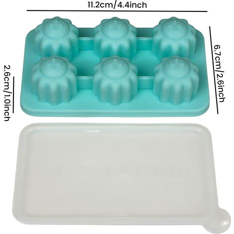 Lebensmittelechte Silikon-Eiswürfelform, kreative Stern- und Bärenform, schnelle Herstellung von Eiswürfeln, Zubehör für Bar und Küche (Sonnenmodell, 1 Stück)-lsw (1/2)