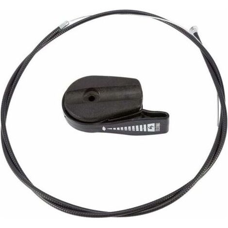 Câble d'accélérateur tondeuse Commande accélération 65", universel, compatible GXV160 Propriétaires de tondeuses à gazon (1/4)