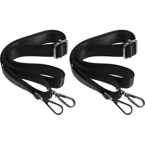 Sangles de Jambe Élastiques Fixation Rapide pour Couverture de Cheval , Lot de 2 Pièces en Nylon Noir , Réglables et Confort pour Usage Équestre (1/5)
