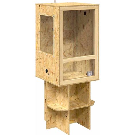Terrarium Marron 50 x 50 x 130 cm OSB