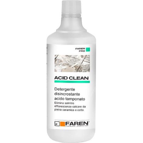 DISINCROSTANTE ACIDO TAMPONATO "FAREN ACID CLEAN" 1LT