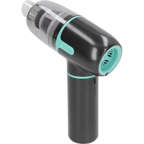 Aspirateur et souffleur multifonctionnel noir combiné, aspirateur portatif sans fil, 90 000 tr/min, trois vitesses réglables, collecteur de poussière de qualité industrielle. (1/5)