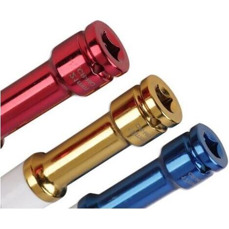 Extra Long Thin Wheel Nut Socket Set 1/2", Deep Socket for Car Tire Repair, 17mm, 19mm, 21mm with Protec (1/5)