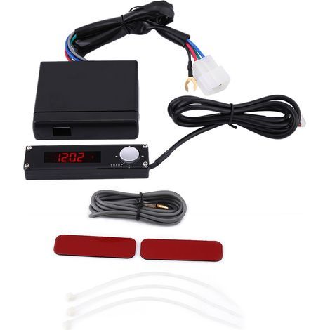 Dispositif de minuterie turbo universel pour voiture, retardateur de stationnement, LED numérique 41001-AK009 (lumière rouge) (1/5)