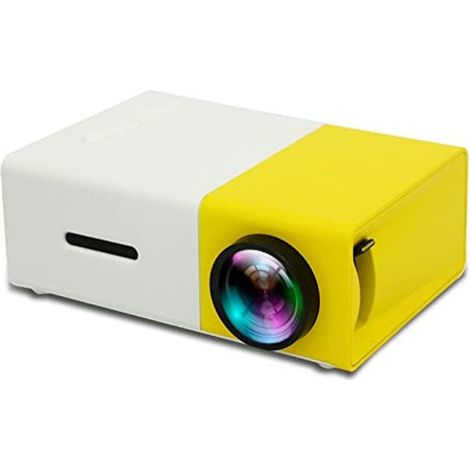Filiyano – projecteur vidéo de cinéma – Mini projecteur vidéo de cinéma de poche intelligent portable LED YG300 (MP20, jaune) (1/5)