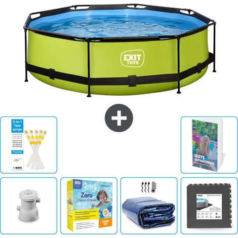 Exit Pool Rund - 300x76 cm - 7-teilig S285