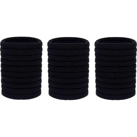 Élastiques à Cheveux - Non spécifié - 30 Pcs - Coton Doux - Confortable - Sans Couture (1/4)