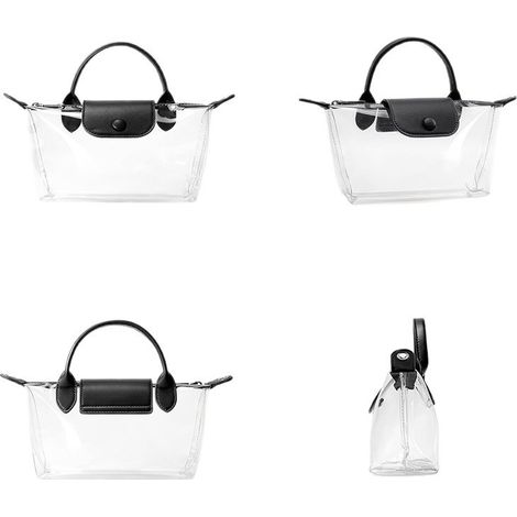 sac transparent transparent pour femme, petit format style décontracté idéal les concerts et événeme (1/5)