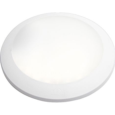 umberta plafonnier 2xe27 ip66 w.9,4xd.35cm blanc résine