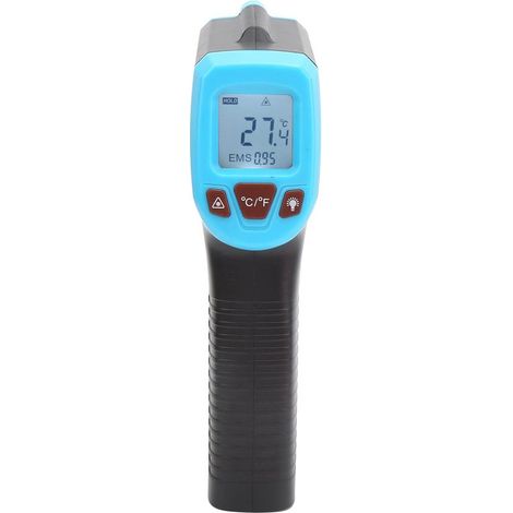 Pistolet thermomètre infrarouge GM320S – bleu – industriel sans contact – affichage LCD (1/5)