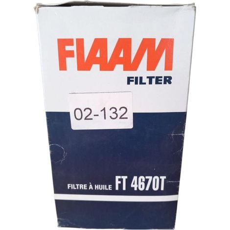 Filtro olio motore marca fiaam filter codice filtro ft 4670t