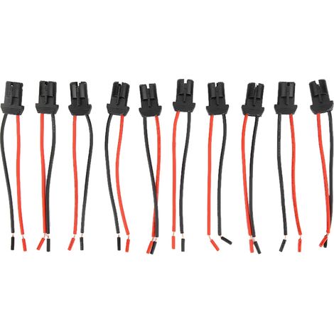 10 pièces douille de lampe T10 pour connecteur femelle ampoule LED, support de socle pour feux de voiture, camion, bateau (1/5)