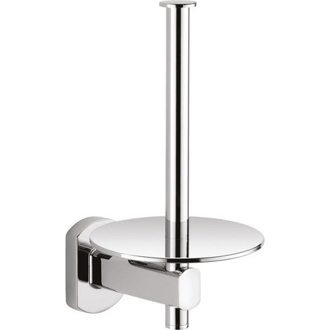 Portarotolo di riserva da muro in acciaio inox e Cromall EP24-02 Gedy serie EDERA PLUS Cromato
