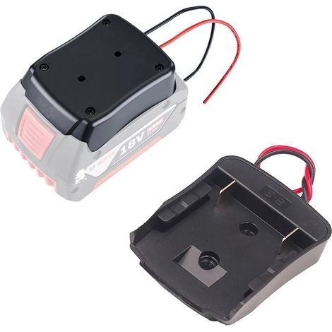 Battery Adapter for Bosch Power Tools, 18V Li-Ion Battery Connector, 14 AWG (1/4)