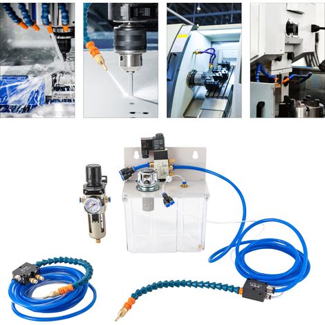 Gojoy – Système de pulvérisation de lubrification pour perceuse CNC 220V – Capacité 3L – Pression 0.15-0.8 mpa – Buse 2mm pour haute précision