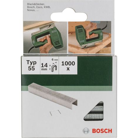 Bosch Tacker/pins/nails Narrow Crown Staple Type 55 2609255826
