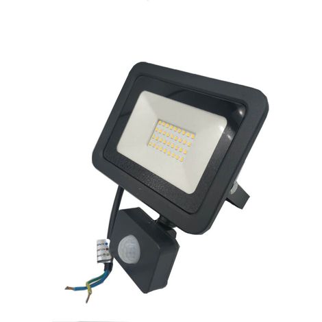Projecteur LED - 100 W - Capteur De Mouvement - 6500 K - IP54 - Pour Jardin Garage Allée - 1 Pièce
