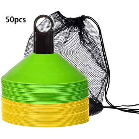 Mini-cage de football,Ensemble de cônes de football d'agilité avec sac de transport,disque et support,entraînement - 2colors[C11]