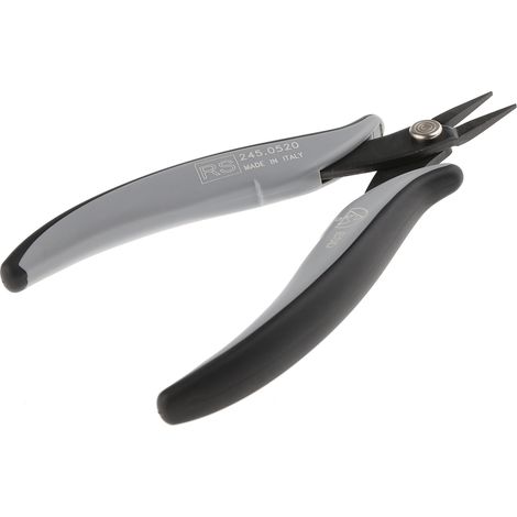 Pince à bec long RS PRO, L. (hors tout) 140 mm, L. (mâchoire) 17mm ( Prix pour 1 ) (1/3)