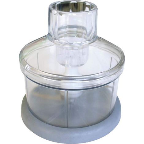 Bol de coupe en verre transparent, 0,8 L, Blanc, Passe au lave-vaisselle, Ronds, Uni