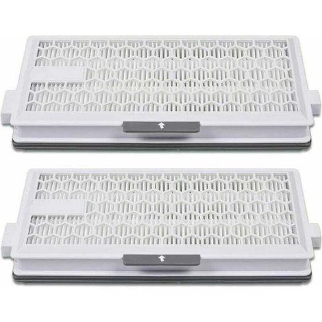 Set di 2 filtri HEPA Airclean per aspirapolvere Miele Complete C3 Powerline S8340 - Air Clean SF-HA 50 per Complete C2 C3 Compact C1 C2 - Set di 2 ricambi per aspirapolvere -Crezuo (1/4)